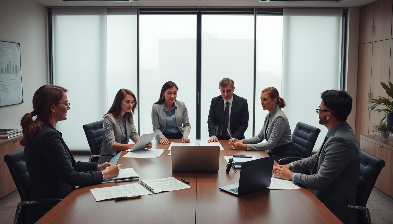 Family elder care planning discussion